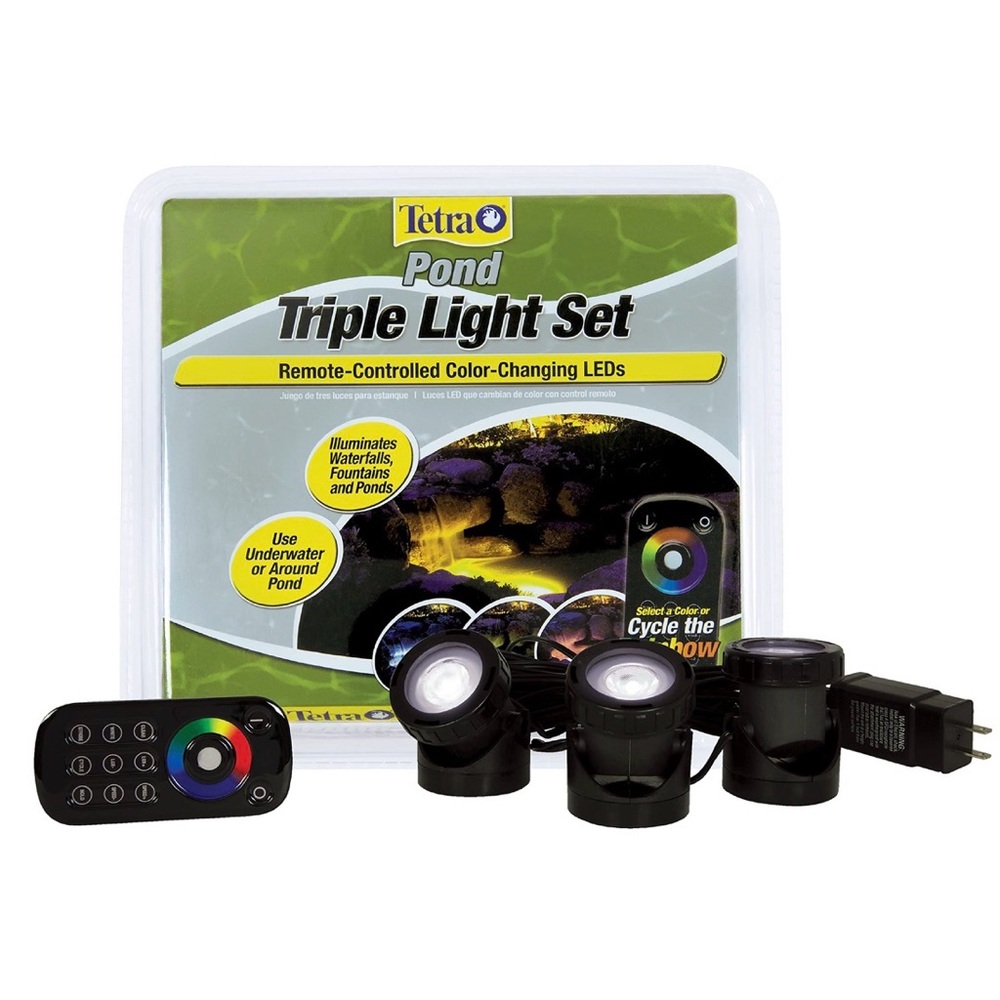 Tetra Pond Triple Light Set - Black